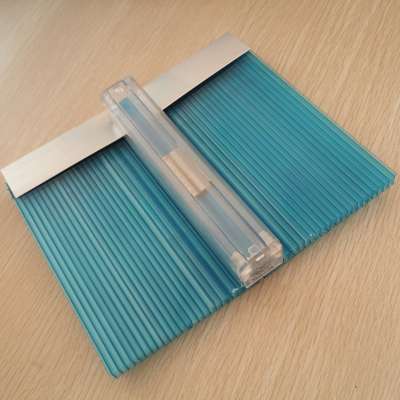 Easy installation u structure 8mm 4 layer u lock polycarbonate sheet