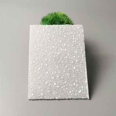 impact and ecofriendly plastic opal diamond polycarbonate compact sheet for building door decoration