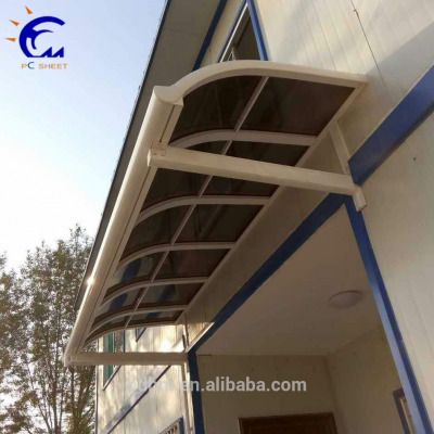 Best selling factory price outdoor polycarbonate front door window awning