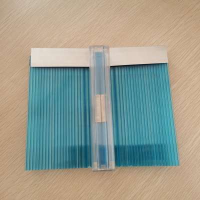 fashion building material 10mm 4 layer u lock polycarbonate sheet