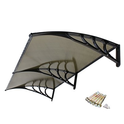 Diy Outdoor Large Size Polycarbonate Canopy Sunshade Awning For Balcony Patio Garden Gazebo Cover