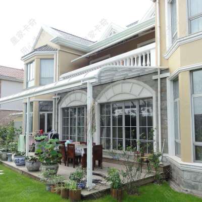 Polycarbonate PC Sheet Gazebo Patio Canopy Aluminum Villa Yard Shed Terrace Rain Sun Protection Balcony Awning  Plastic Perspex