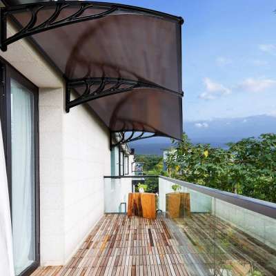 5mm thickness polycarbonate panels 10 years warranty sun shelter polycarbonate diy awnings