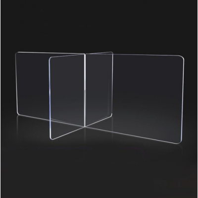 Custom cut 2050*3050 large size colored transparent flexible table partition board extrusion acrylic sheet