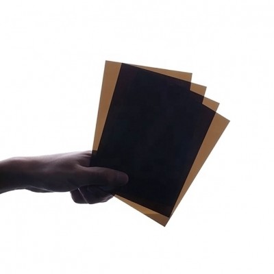 factory direct 100% virgin material polycarbonate compact sheet brown color